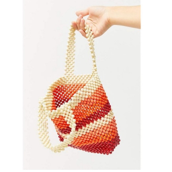 Urban Outfitters Multicolored Mini Beaded Tote - Picture 4 of 14